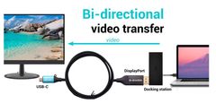 I-TEC i-tec adapter USB-C na DisplayPort Bi-Directional 8K/30Hz, 150cm