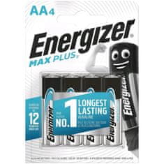 Energizer Energizer MAX Plus LR6/AA alkalne baterije, blister 4 kosov