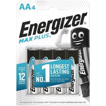 Energizer Energizer MAX Plus LR6/AA alkalne baterije, blister 4 kosov