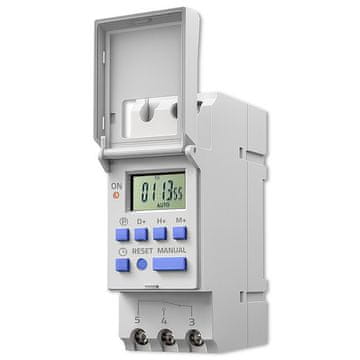 Qoltec Qoltec 50983 elektronski časovni programator, DIN letev, 7-dnevni
