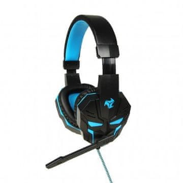 slomart iBox X8 Gaming slušalke z mikrofonom, črna/modra