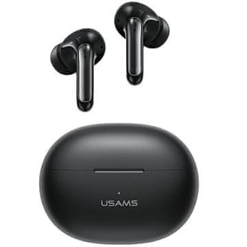 USAMS USAMS X-Don Series TWS Bluetooth 5.3 slušalke z dvojnim mikrofonom ENC črne