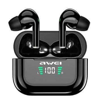 Awei AWEI T29P Bluetooth 5.1 TWS slušalke, črne