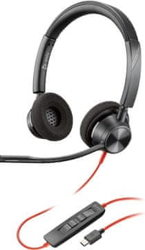 Poly Poly Blackwire Stereo 3320 USB-C/A slušalke