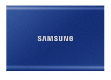 slomart Samsung T7 prenosni SSD 2TB USB 3.2 Gen. 2, modra