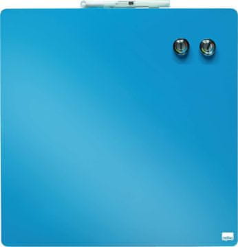Nobo Tabla magnetna quarter 36x36 cm - modra