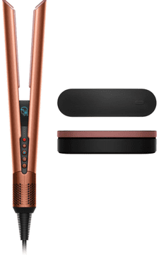 Dyson Airstrait Limited Edition ravnalec las, Amber Silk/Pink Champagne (143343)