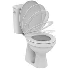 Ideal Standard WC školjka Kombinirani WC komplet IS Ullysse SPODNJI, VKLJUČNO Z MEHKIM ZAPIRANJEM SEDLA W835901