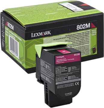 Lexmark 80C20M0 škrlaten, originalen toner