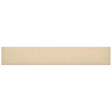 Vidaxl Stenska glavna postelja 12 szt. krema 90 x 15 cm blago