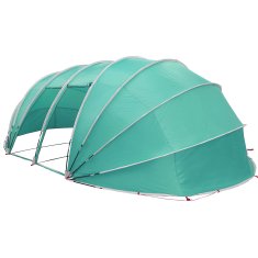 Vidaxl Bazenski šotor dome Modra 538 x 440 x 204 cm