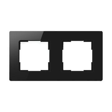 Avatto  2 vtičnici TS20 okvir za stikalo (črn)