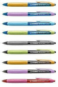 Stabilo PERFORMER PLUS črn XF Kemični svinčnik - ZELEN grip