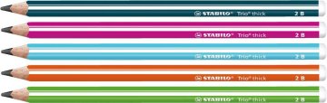 Stabilo STABILOtrio-thick grafitni 399/02HB mint Trikotno, debelejše oblika
