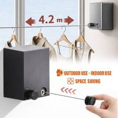 Cool Mango Zložljiva vrv za sušenje perila, 420 cm – Flexline