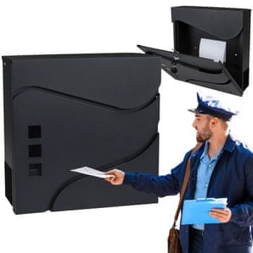 GARDEN LINE ANTHRACITE poštni nabiralnik + 2 KLJUČA, odporen proti UV žarkom