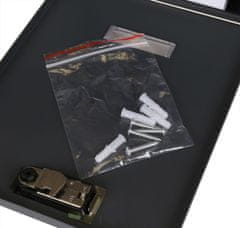 GARDEN LINE Antracitna poštna skrinjica za pisma in časopise s kombinirano ključavnico, odporna proti UV-žarkom