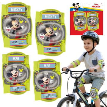 Disney DISNEY Mickey Mouse Kolenske in komolčne ščitnike za otroke za kolesa, skuterje in rolerje