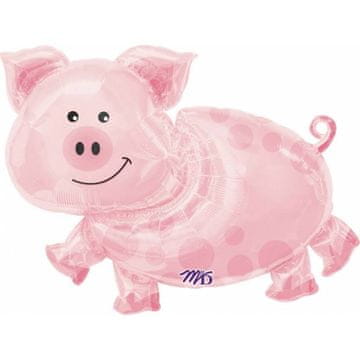 Amscan Folijski balonček prašiček -