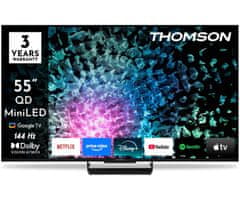 Thomson 55MG7C15 4K UHD MiniLED televizor, GoogleTV, 144Hz, Dolby