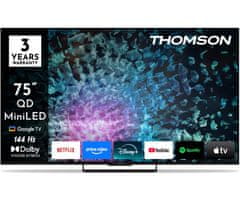 Thomson 75MG7C15 4K UHD MiniLED televizor, GoogleTV, 144Hz, Dolby