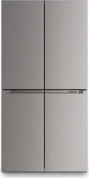 Liebherr Msdd 9012 Pure hladilnik z zamrzovalnikom, francoska vrata, 4 vrata in EasyTwist-Ice, srebrn