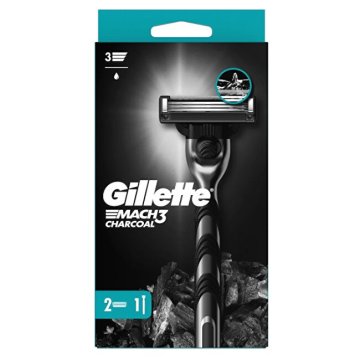 Gillette Brivnik Mach3 Charcoal + 2 glavi