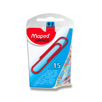 Maped Sponke Jumbo barvne - 50 mm, 15 kosov, plastična škatla