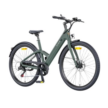 Engwe MapFour N1 AIR Električno kolo - Vojaško zelena / Nizek vstop / Hidravlične disk zavore -25% subvencija