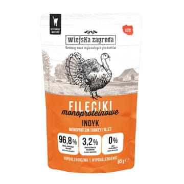 Wiejska Zagroda WIEJSKA ZAGRODA Monoprotein puranina - mokra hrana za mačke 85 g