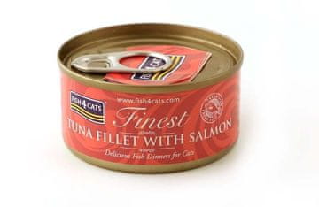 Fish4Cats FISH4CATS Tuna s lososom, mokra hrana za mačke, 70g