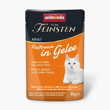Animonda ANM Vom Feinsten mokra hrana za mačke, piščanec s puranom, 85g