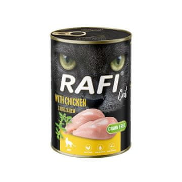 dnt RAFI mokra hrana za odrasle mačke s piščancem - 400g