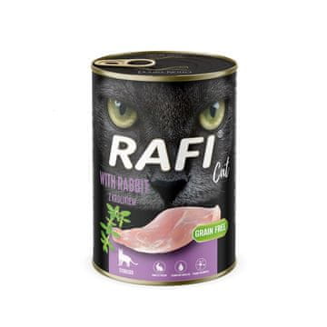 dnt RAFI hrana za odrasle mačke s kunčjim mesom - mokra hrana 400g