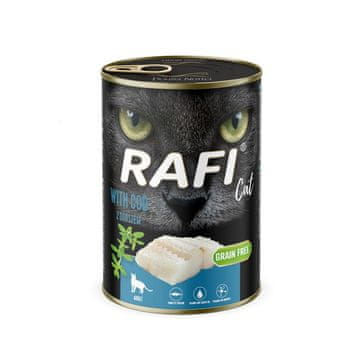 dnt RAFI Cat Adult s škarpom - mokra hrana za mačke, 400 g
