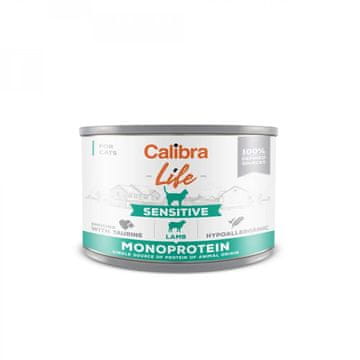 Calibra CALIBRA Life Sensitive Lamb mokra hrana za mačke, 200g