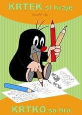 Akim barvna stran A4 Krtek se igra
