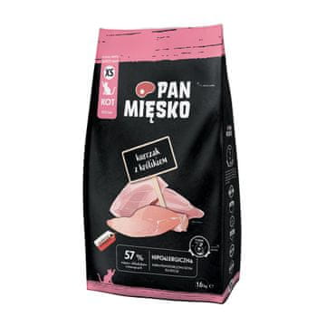 PMI PMI MIĘSKO Suha hrana za mačke Piščanec z zajcem, Junior, 1,6 kg