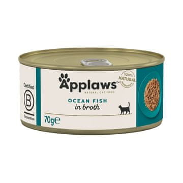 Applaws APPLAWS mokra hrana za mačke, ribe v omaki, 70 g