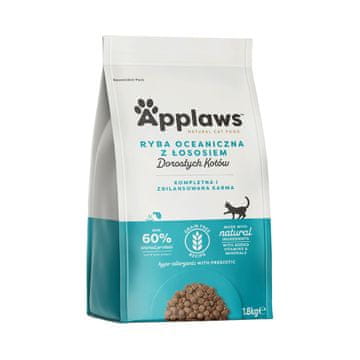slomart APPLAWS Adult Ocean fish s lososom - suha hrana za mačke - 1,8kg