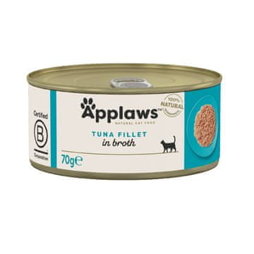 Applaws APPLAWS Tunini fileti v juhi - mokra hrana za mačke - 70g