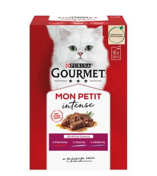 Gourmet GOURMET Mon Petit Zmes mesa - mokra hrana za mačke - 6x50 g