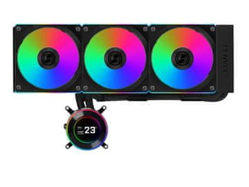 Lian Li AIO Liquid Cooler HydroShift II LCD-C 360CL, črn
