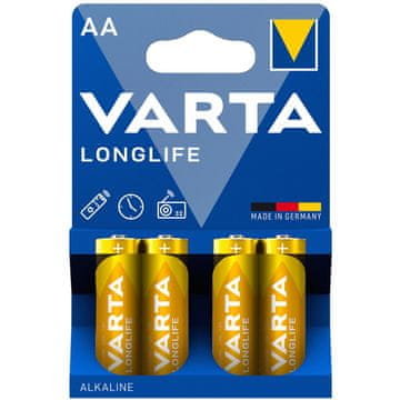 Varta Paket 4 baterij Longlife AA / LR6