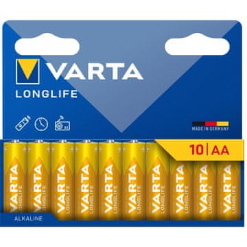 Varta Paket 10 baterij Longlife AA / LR06