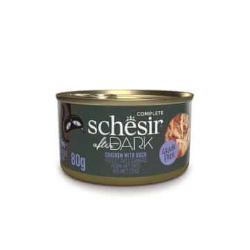 Schesir SCHESIR After dark Piščanec v brozgi - mokra hrana za mačke - 80g