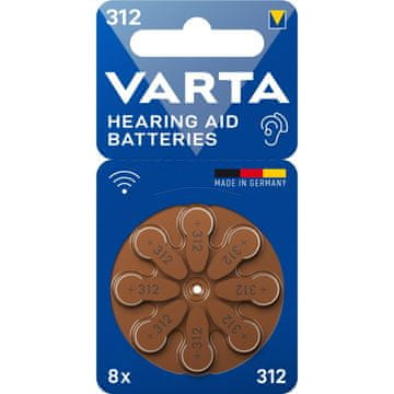 Varta Baterija za slušni aparat 312 / A312 / PR41 8-kom