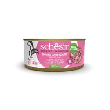 Schesir SCHESIR Tuna z drobovjem v soku - mokra hrana za mačke - 140g