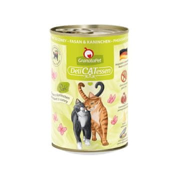 GranataPet GRANATAPET DeliCATessen piščanec in kunec - mokra hrana za mačke - 400g