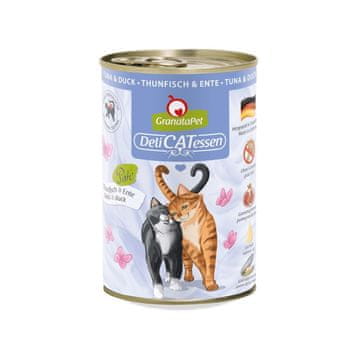 GranataPet GR2 GRANATAPET DeliCATessen Mokra hrana za mačke, Tuna in račja, 400 g